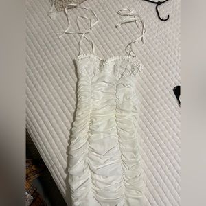 Tiger Mist, Jayce Dress, white, size xs, new with tags